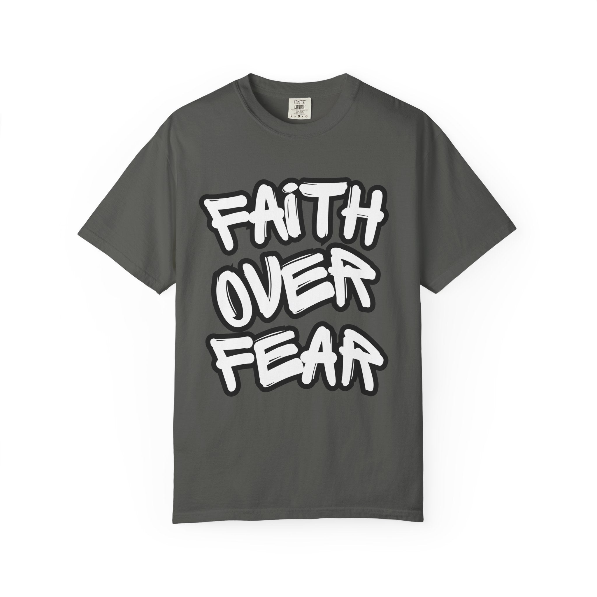 Faith Over Fear T-Shirt — Inspirational Christian Graphic Tee