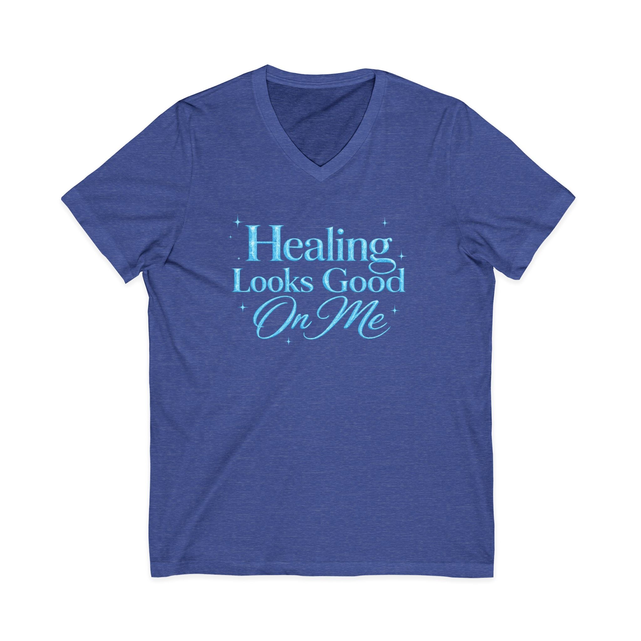 Unisex Healing Looks Good On Me V-Neck Tee