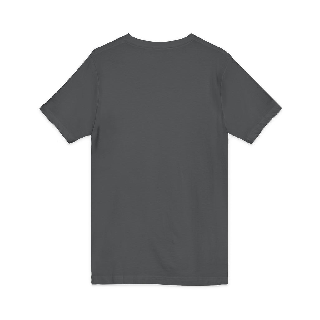 Wear Confidence V‑Neck Tee — Rainbow Script Inspirational T‑Shirt