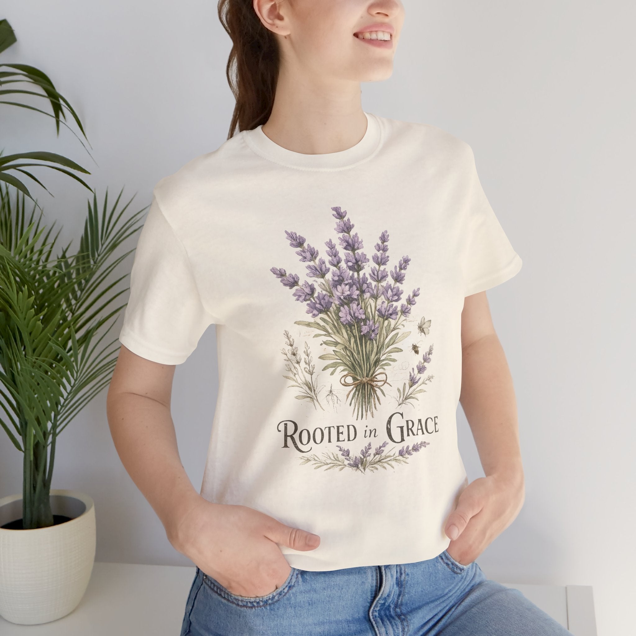 Rooted in Grace Floral Tee