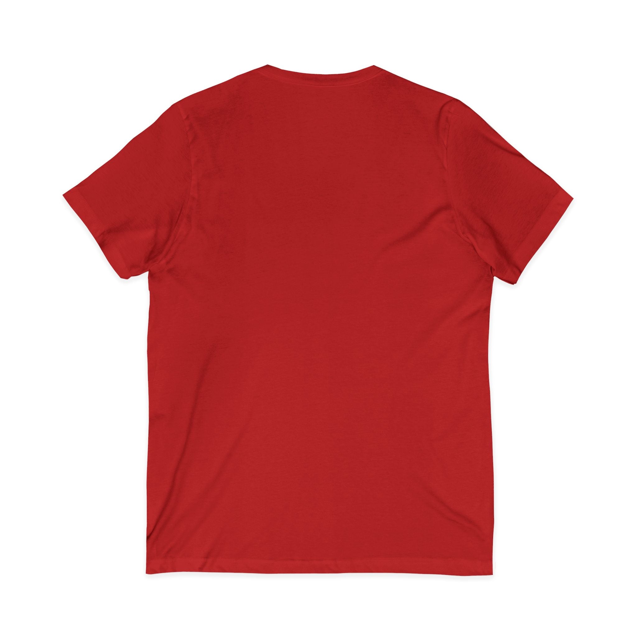 Wear Confidence V‑Neck Tee — Rainbow Script Inspirational T‑Shirt