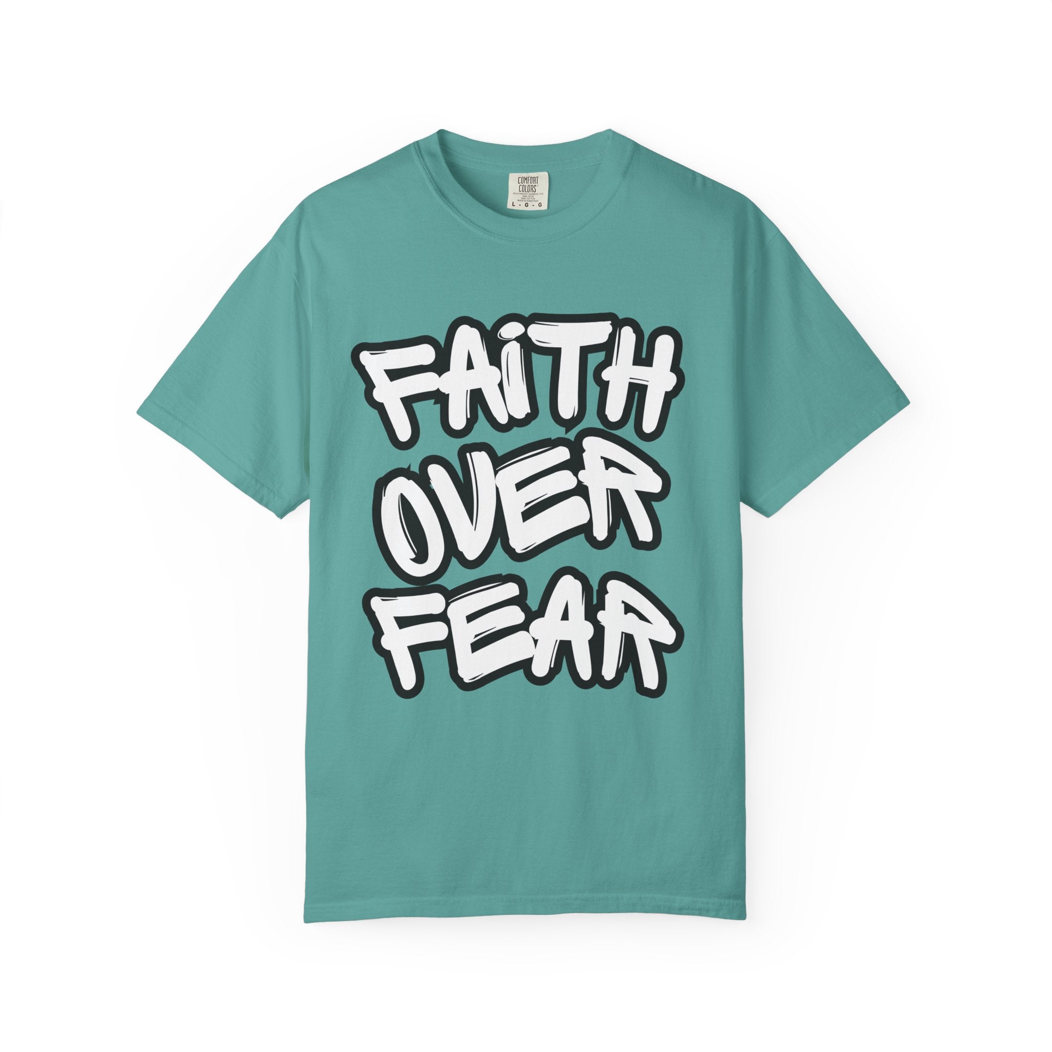 Faith Over Fear T-Shirt — Inspirational Christian Graphic Tee