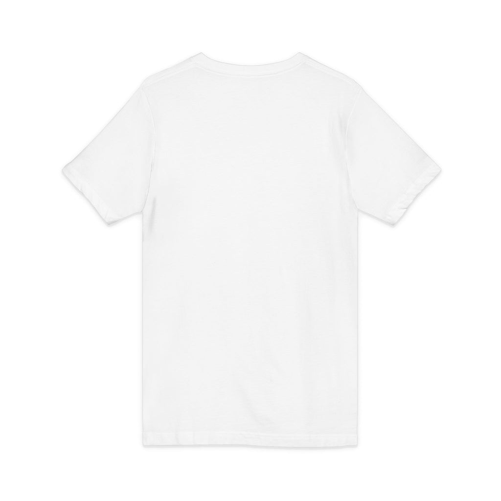 Wear Confidence V‑Neck Tee — Rainbow Script Inspirational T‑Shirt