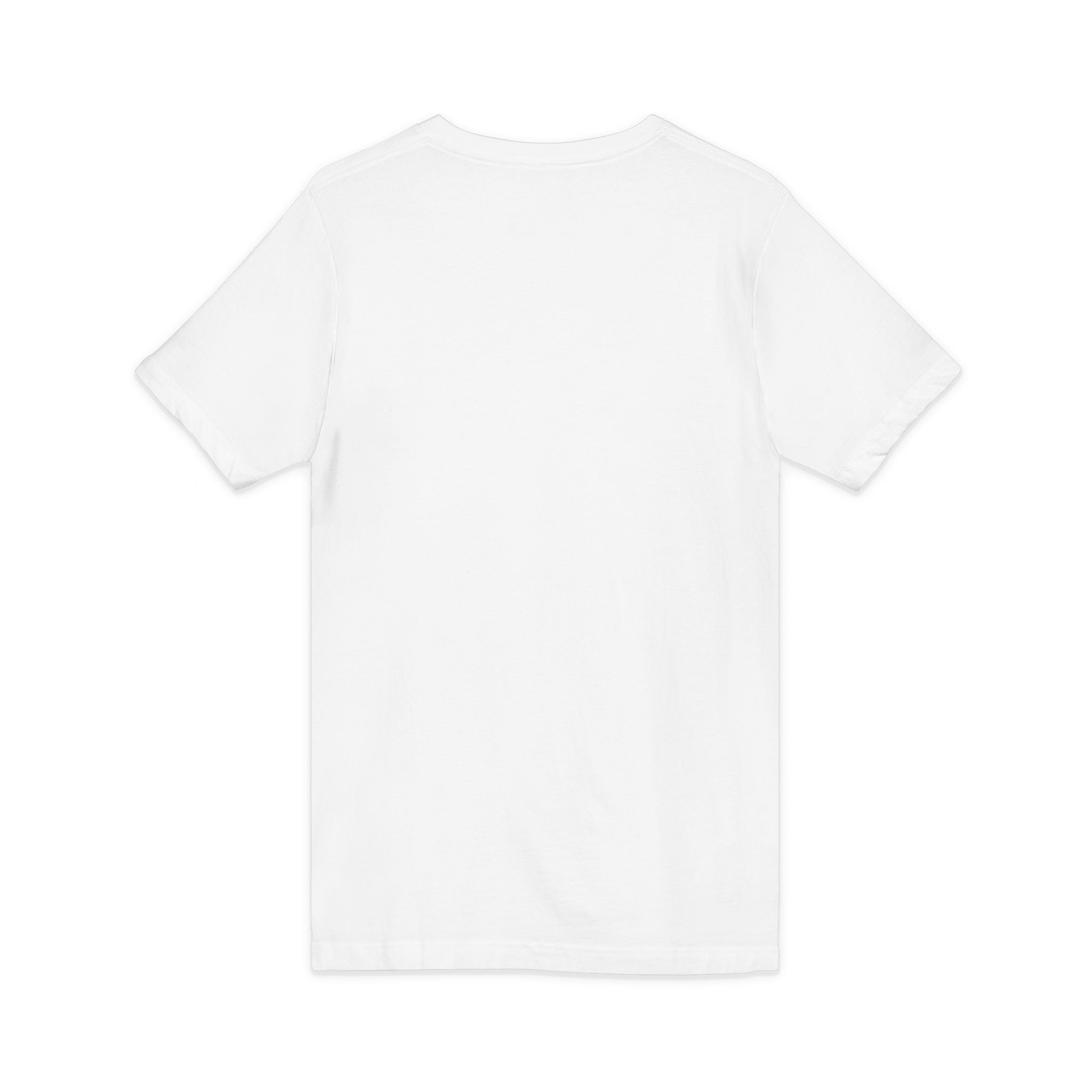 Wear Confidence V‑Neck Tee — Rainbow Script Inspirational T‑Shirt