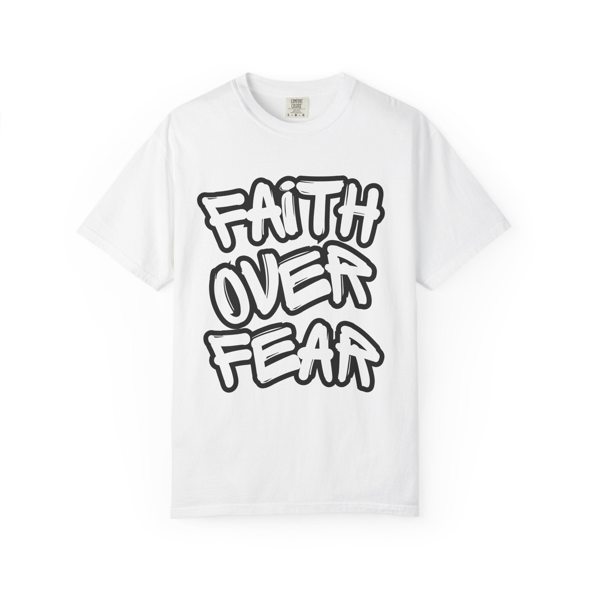 Faith Over Fear T-Shirt — Inspirational Christian Graphic Tee