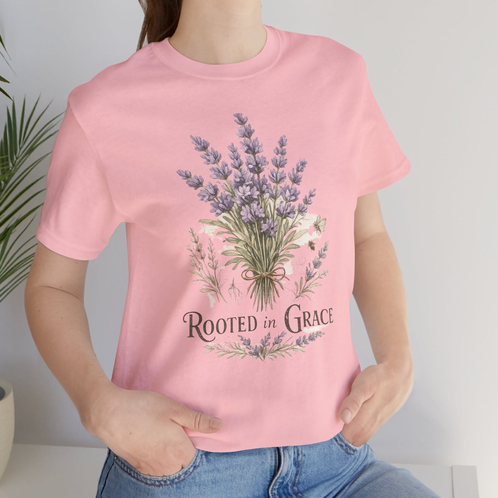 Rooted in Grace Floral Tee