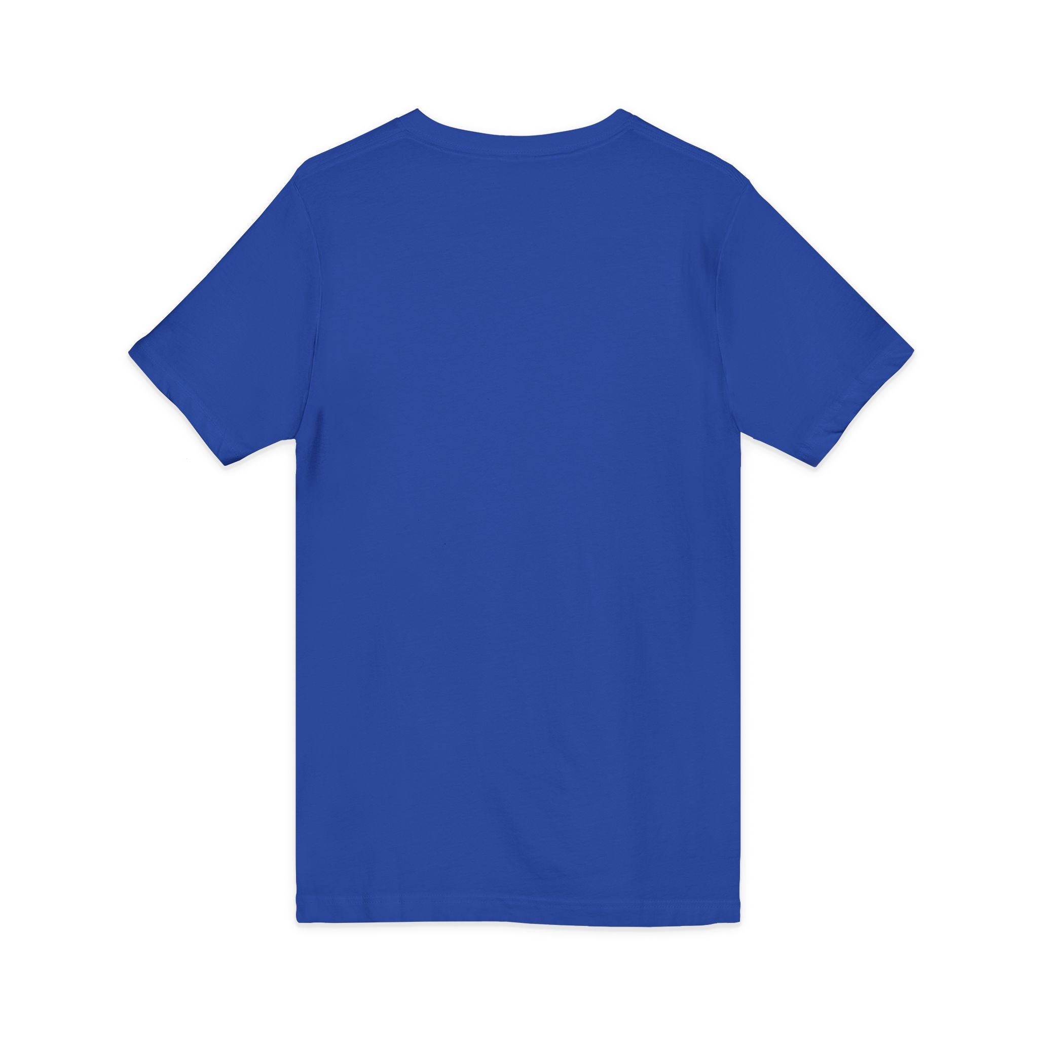 Wear Confidence V‑Neck Tee — Rainbow Script Inspirational T‑Shirt