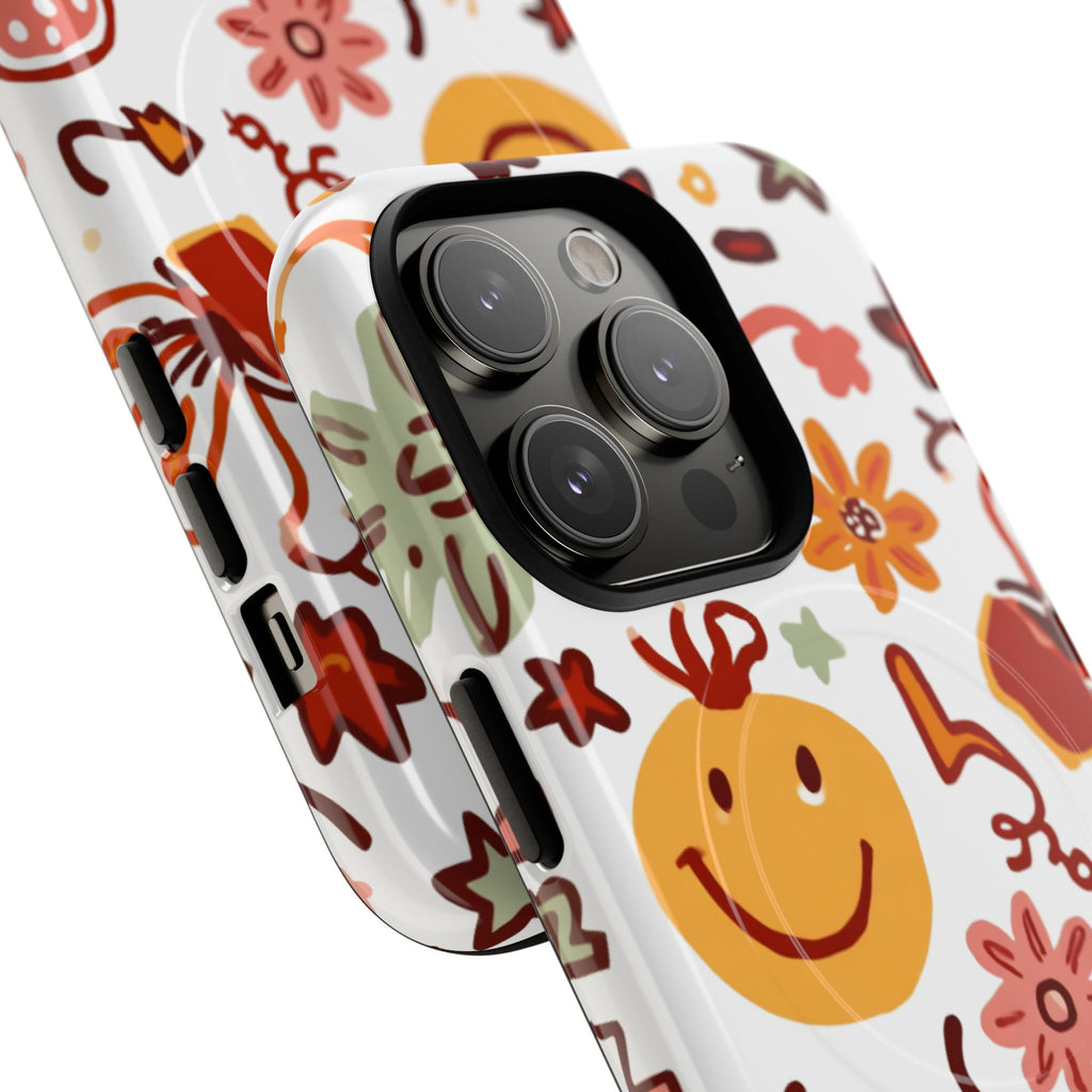 Retro Groovy Phone Case, Smiley Face Phone Case