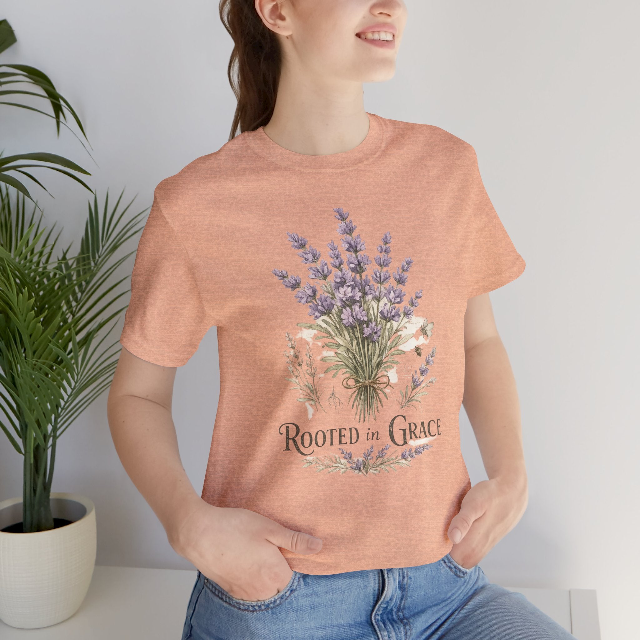 Rooted in Grace Floral Tee