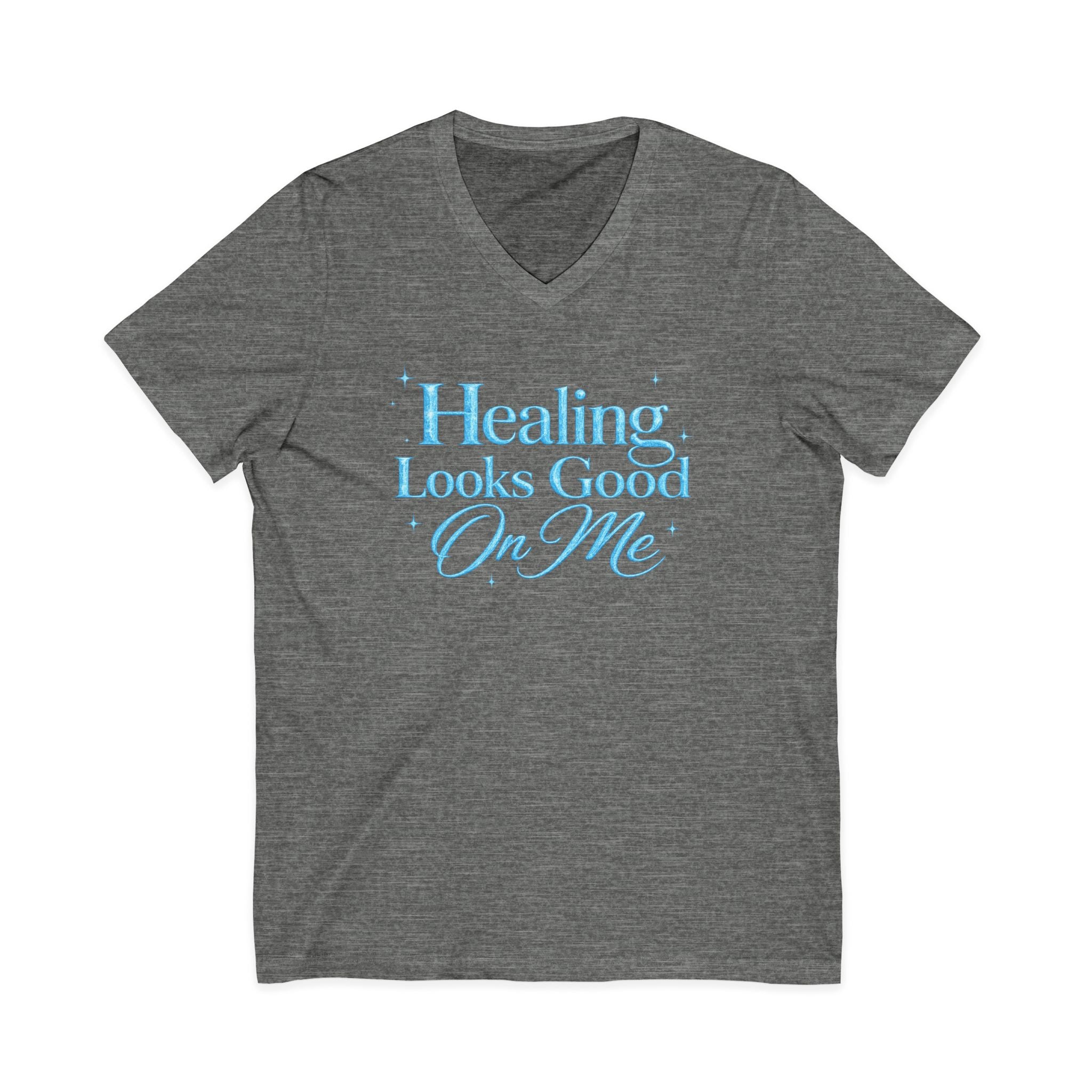 Unisex Healing Looks Good On Me V-Neck Tee