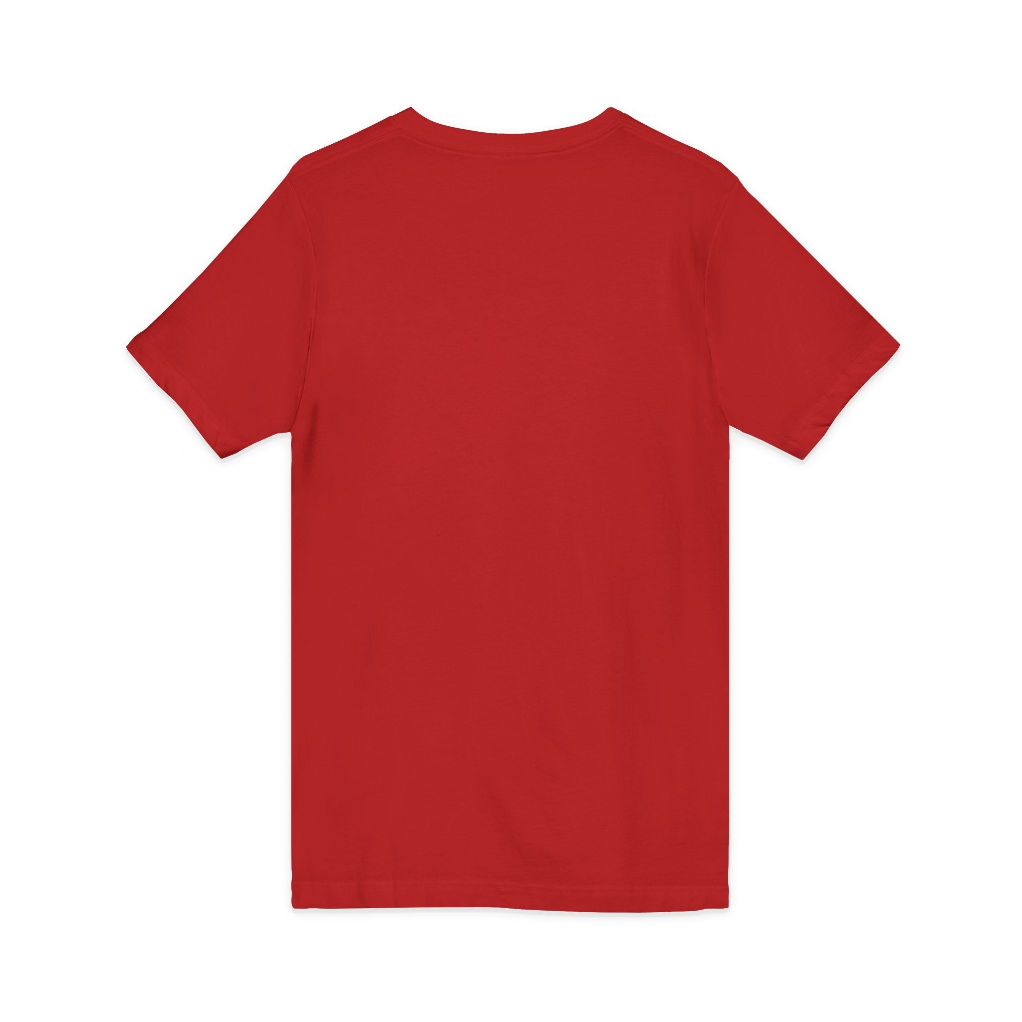 Wear Confidence V‑Neck Tee — Rainbow Script Inspirational T‑Shirt