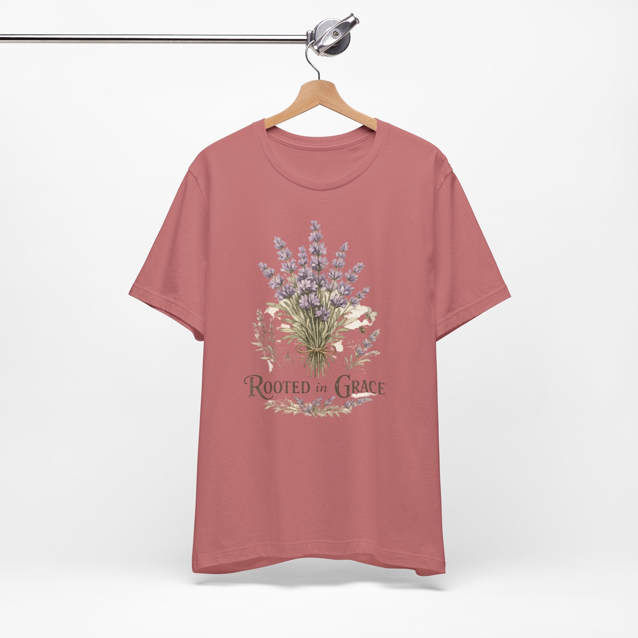 Rooted in Grace Floral Tee