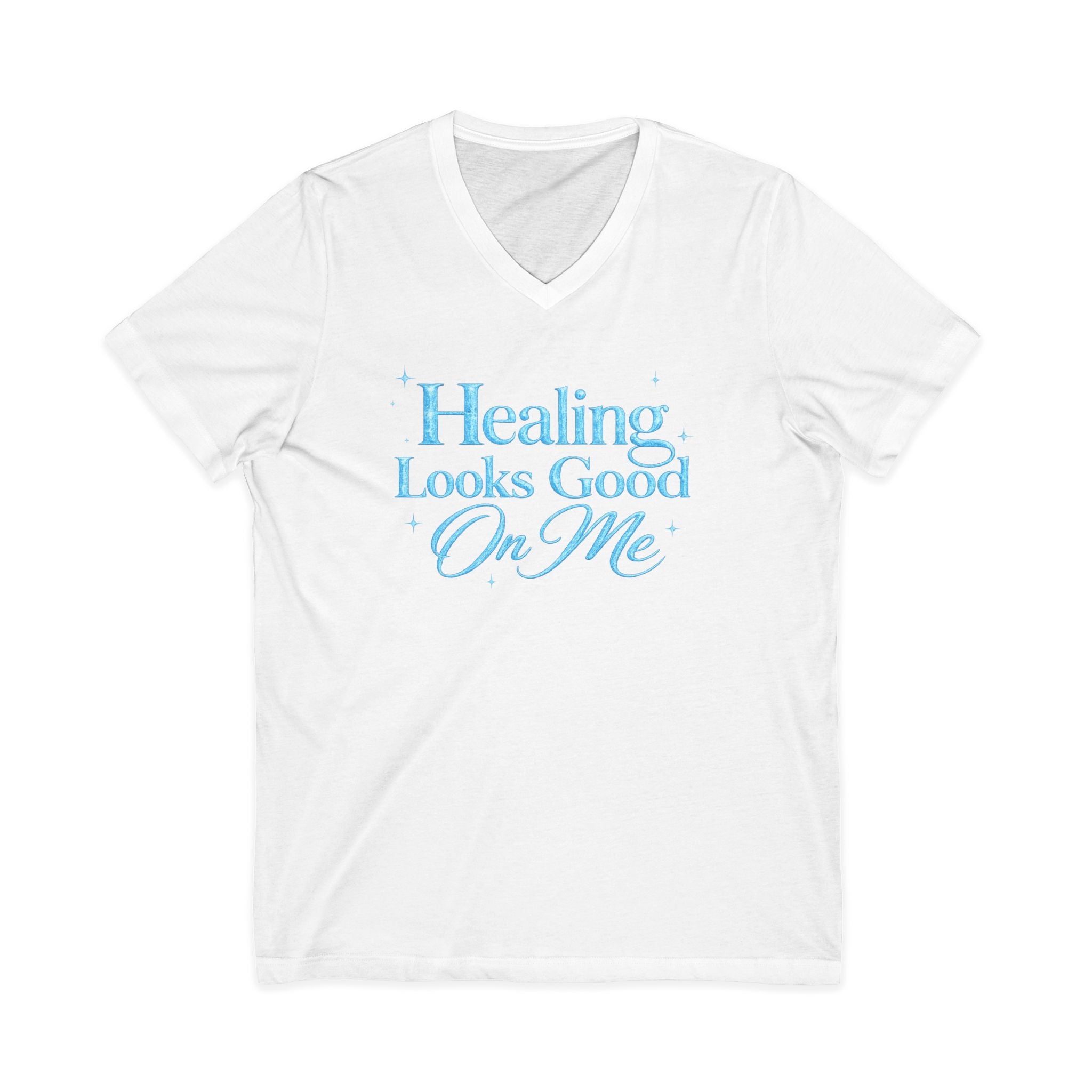 Unisex Healing Looks Good On Me V-Neck Tee