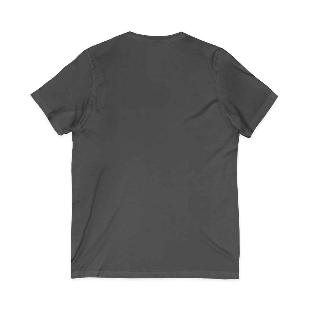 Wear Confidence V‑Neck Tee — Rainbow Script Inspirational T‑Shirt