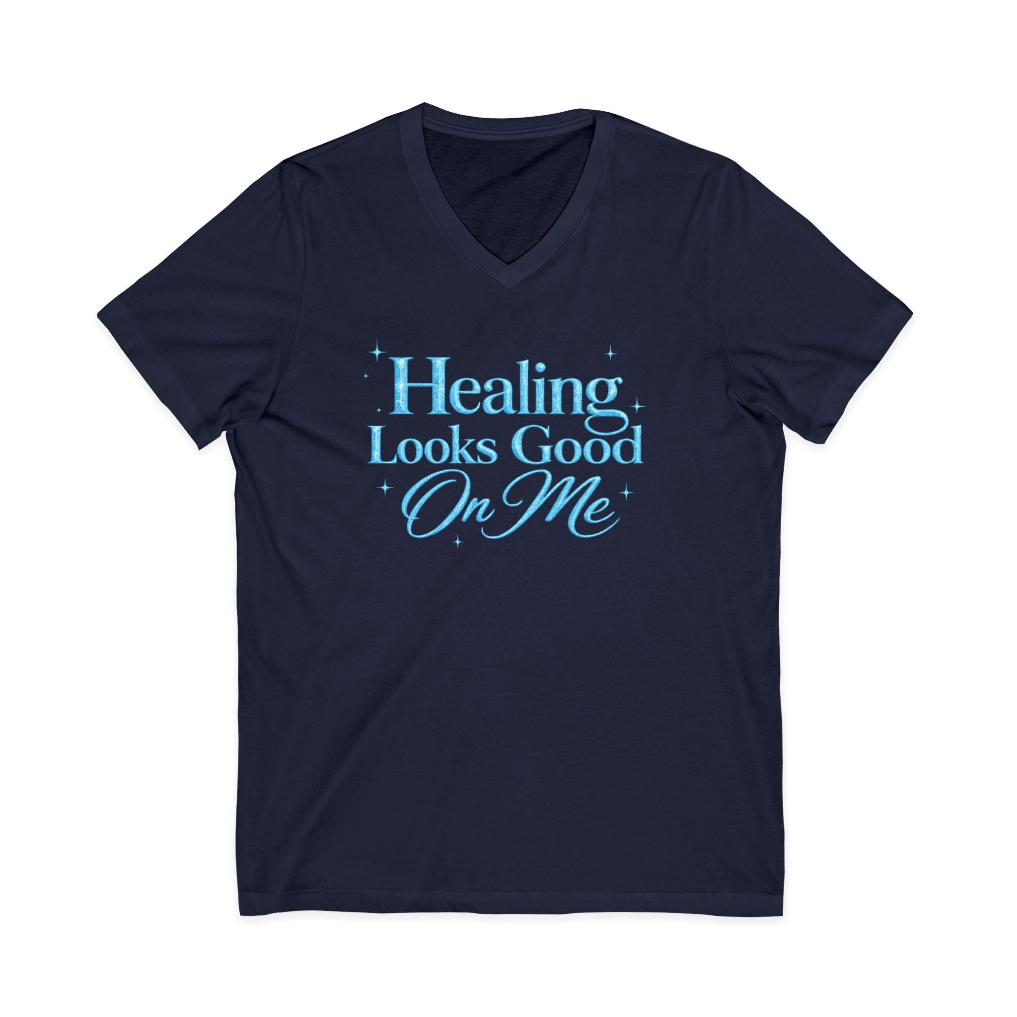 Unisex Healing Looks Good On Me V-Neck Tee