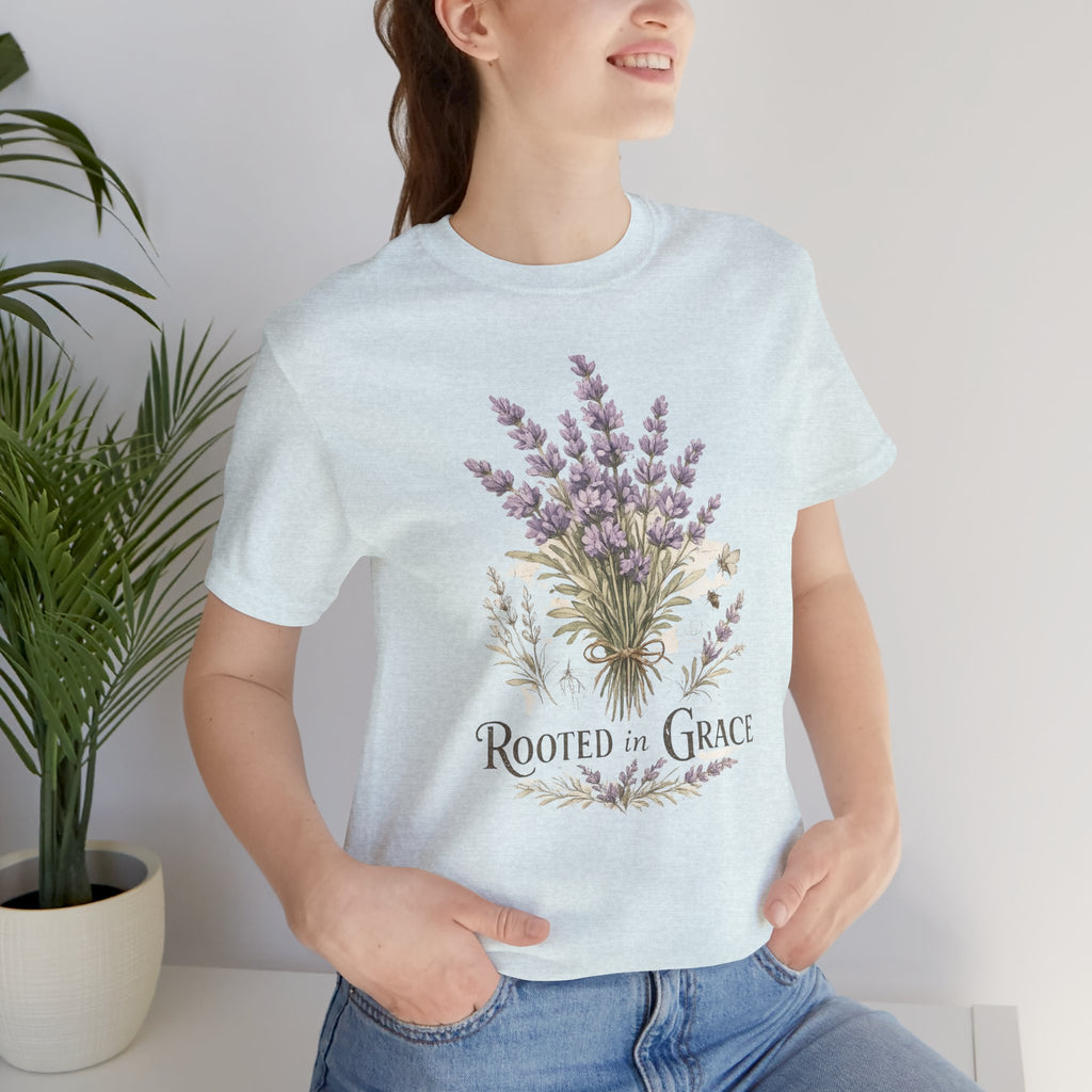 Rooted in Grace Floral Tee