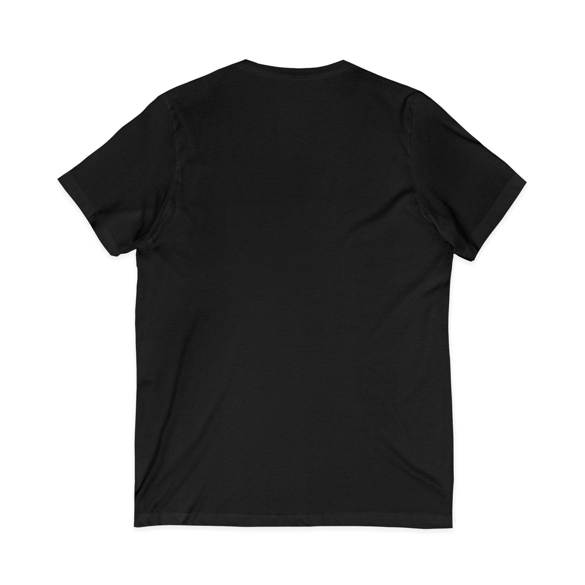 Wear Confidence V‑Neck Tee — Rainbow Script Inspirational T‑Shirt