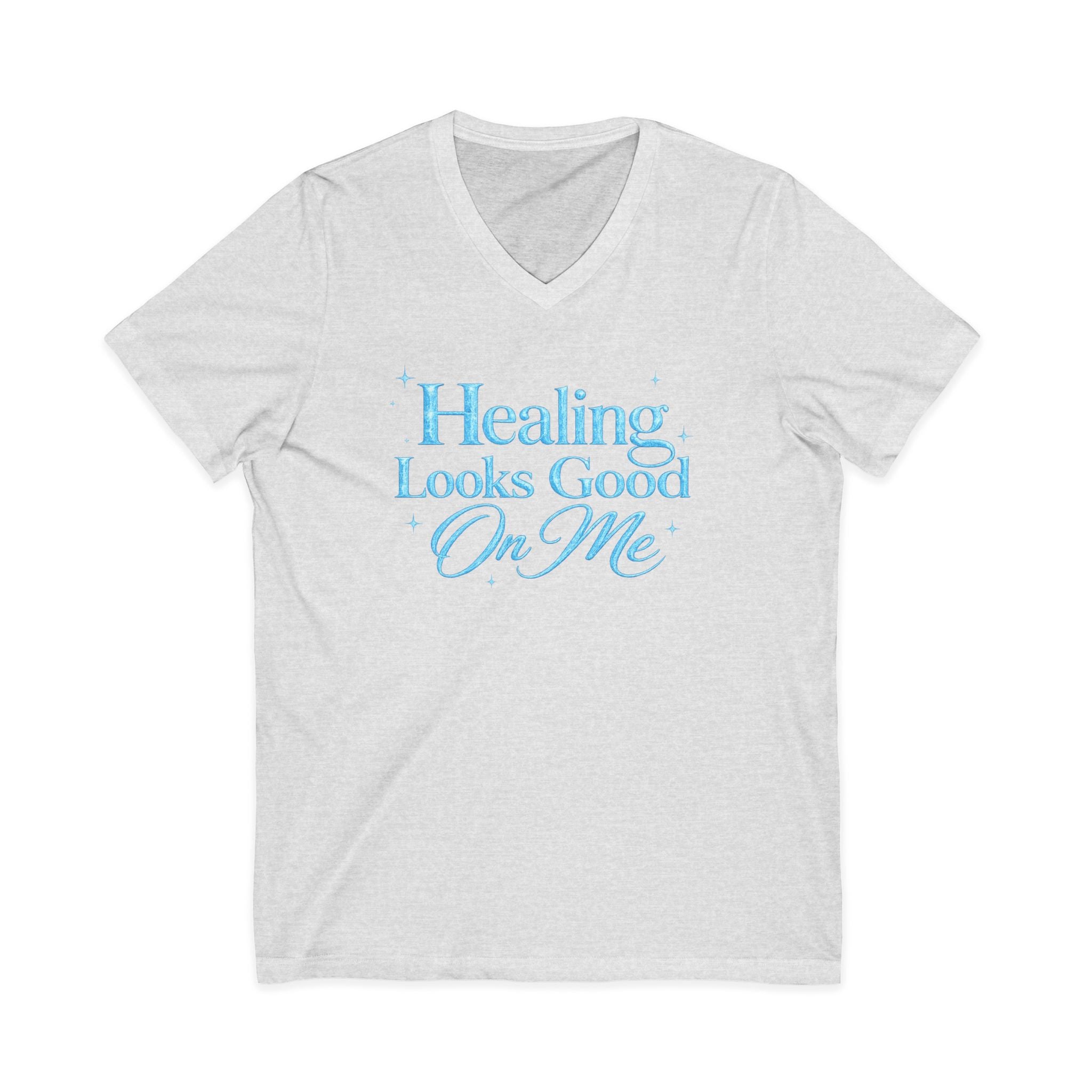 Unisex Healing Looks Good On Me V-Neck Tee
