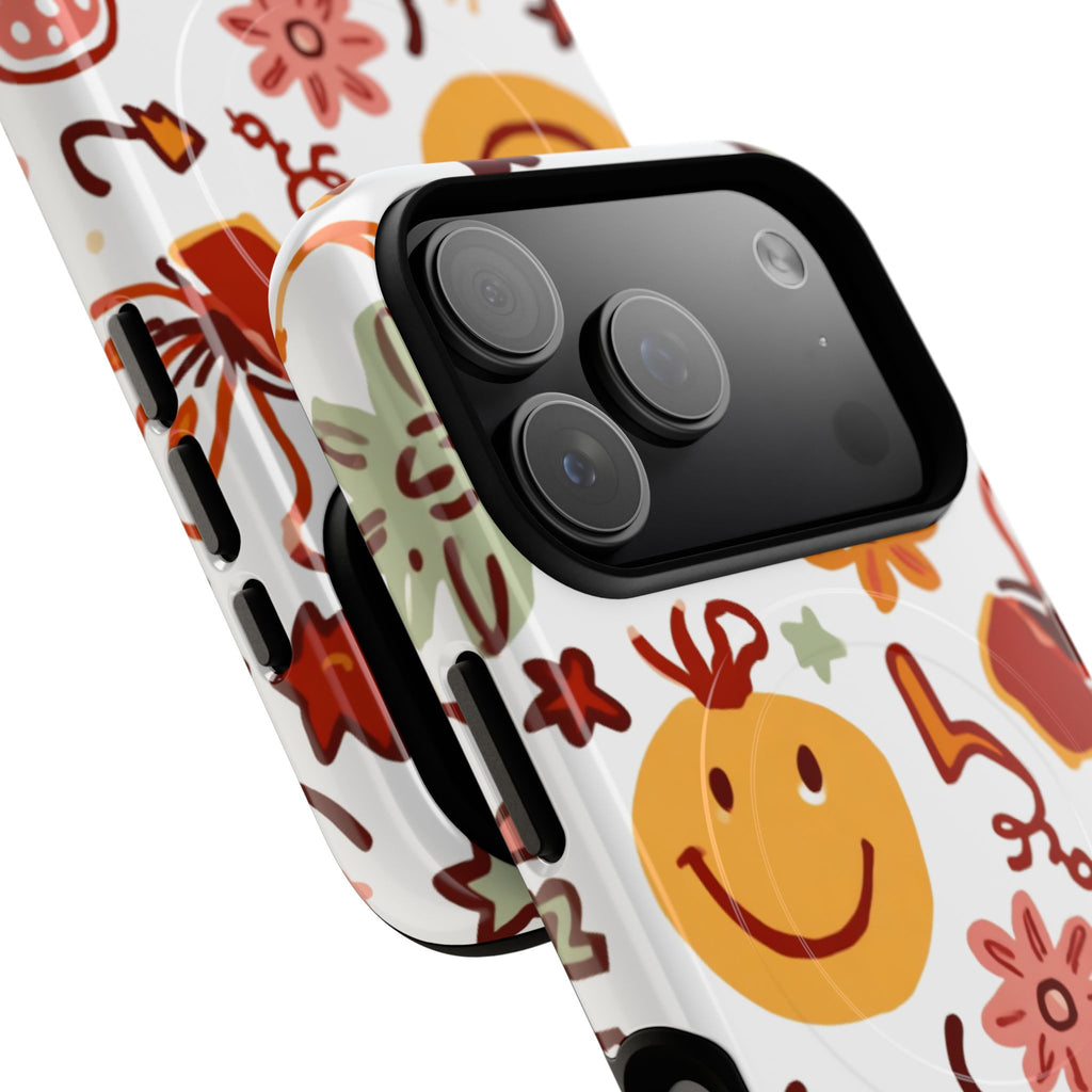 Retro Groovy Phone Case, Smiley Face Phone Case