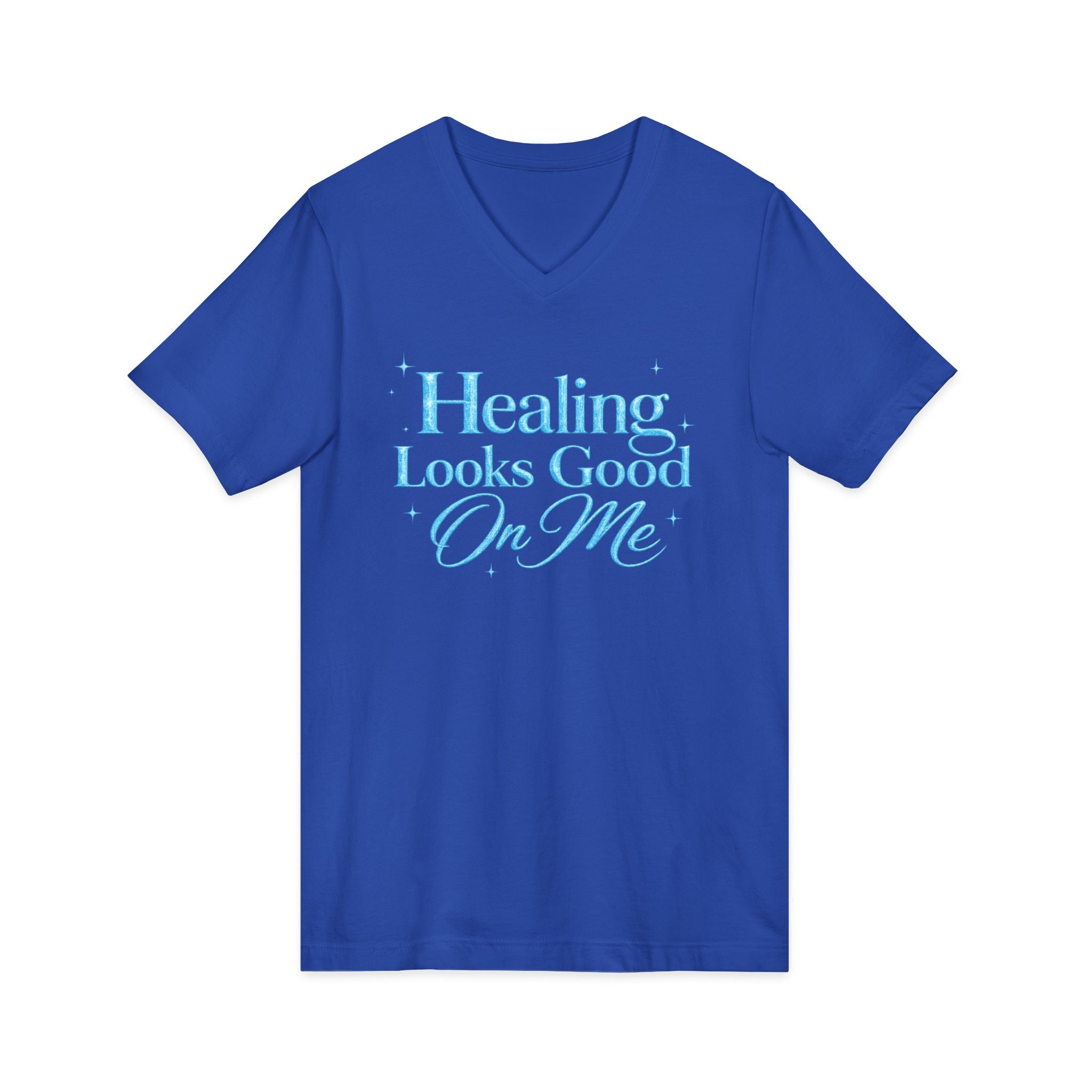 Unisex Healing Looks Good On Me V-Neck Tee