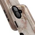 Marble Blush Tough Magnetic Phone Case, Rose Gold Marble Protective Cover