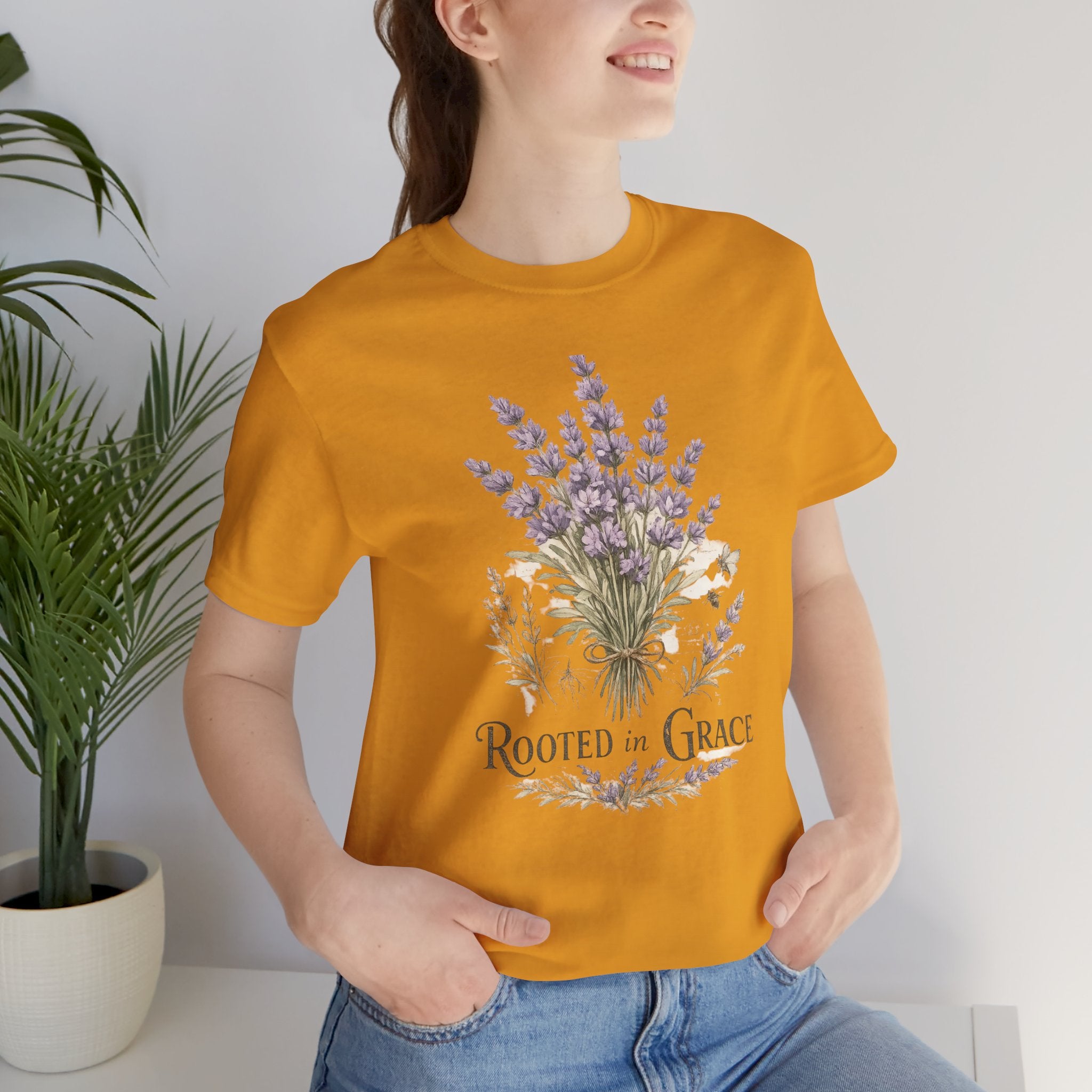Rooted in Grace Floral Tee
