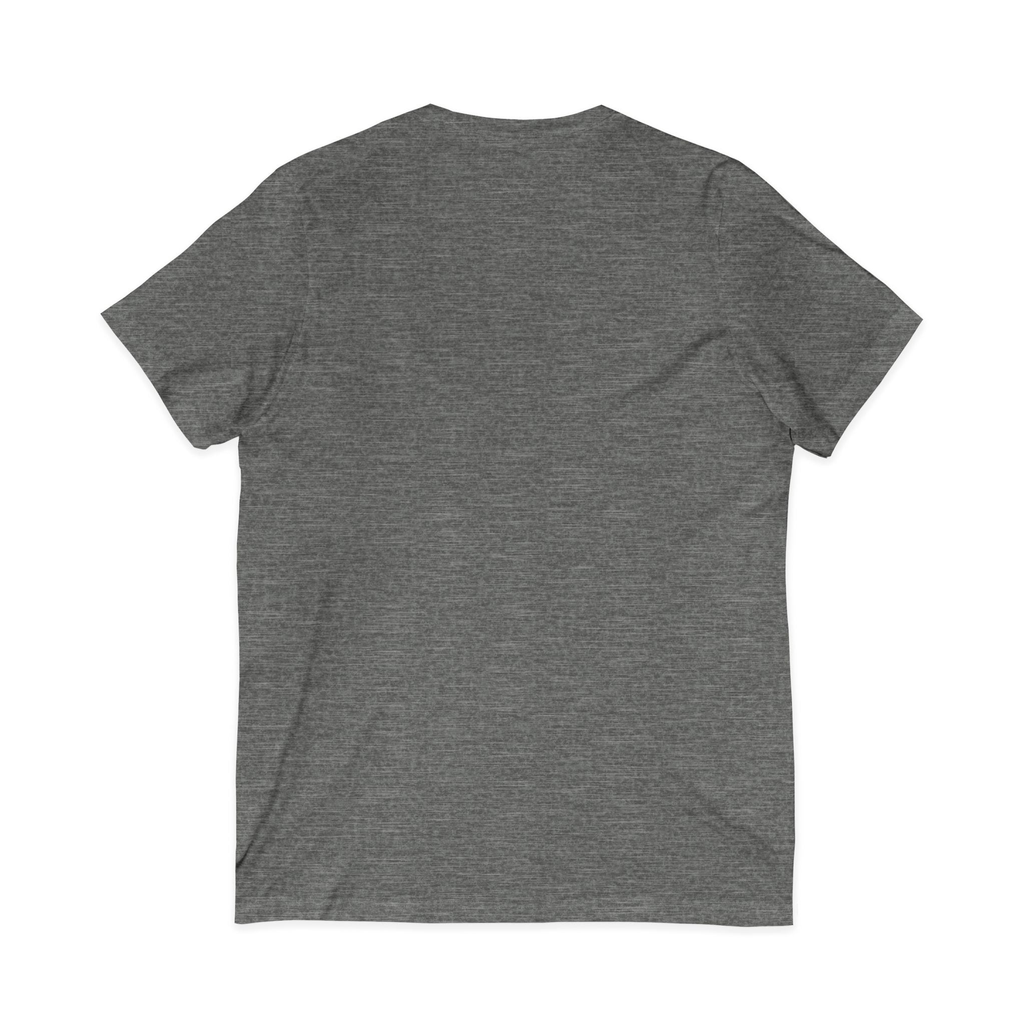 Wear Confidence V‑Neck Tee — Rainbow Script Inspirational T‑Shirt