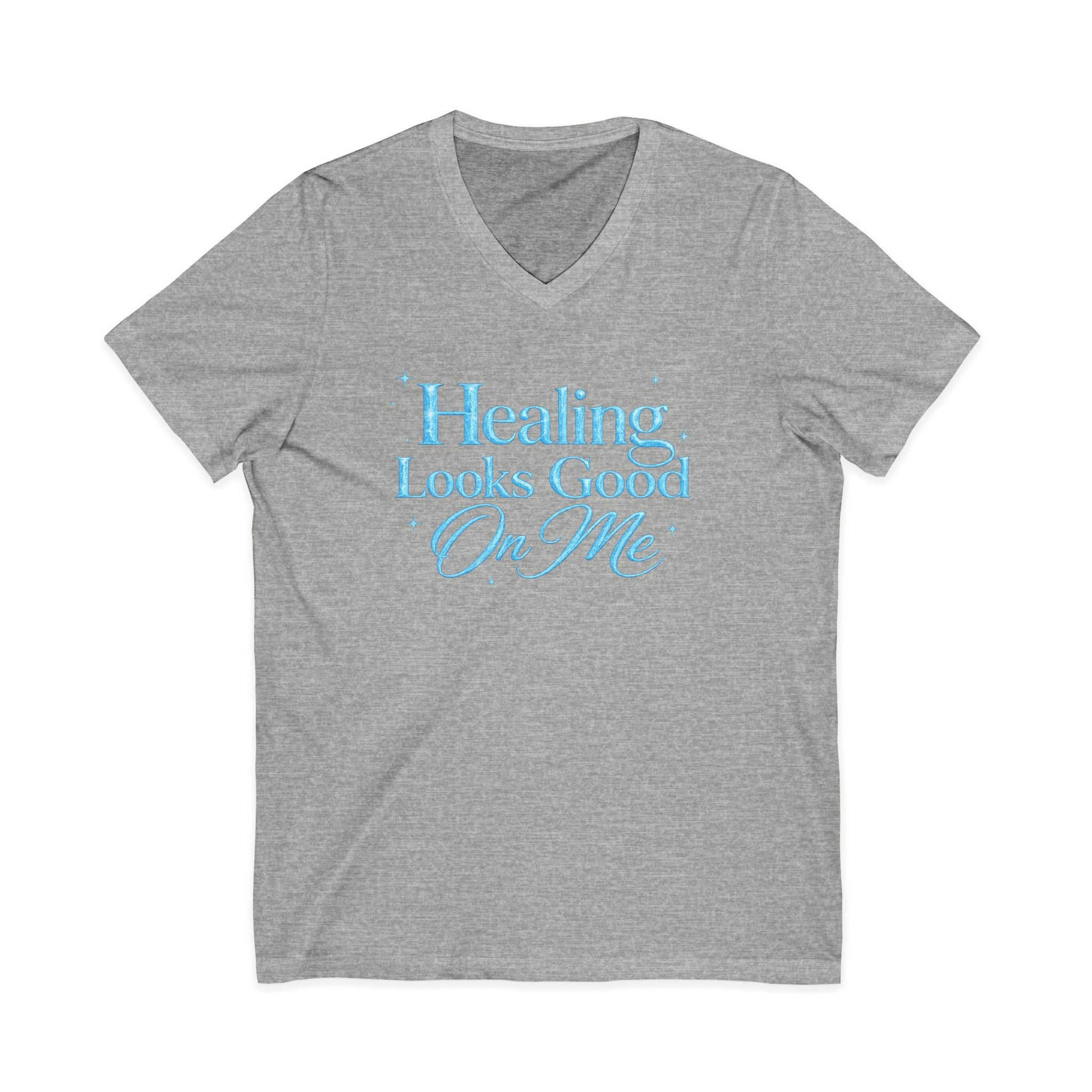 Unisex Healing Looks Good On Me V-Neck Tee