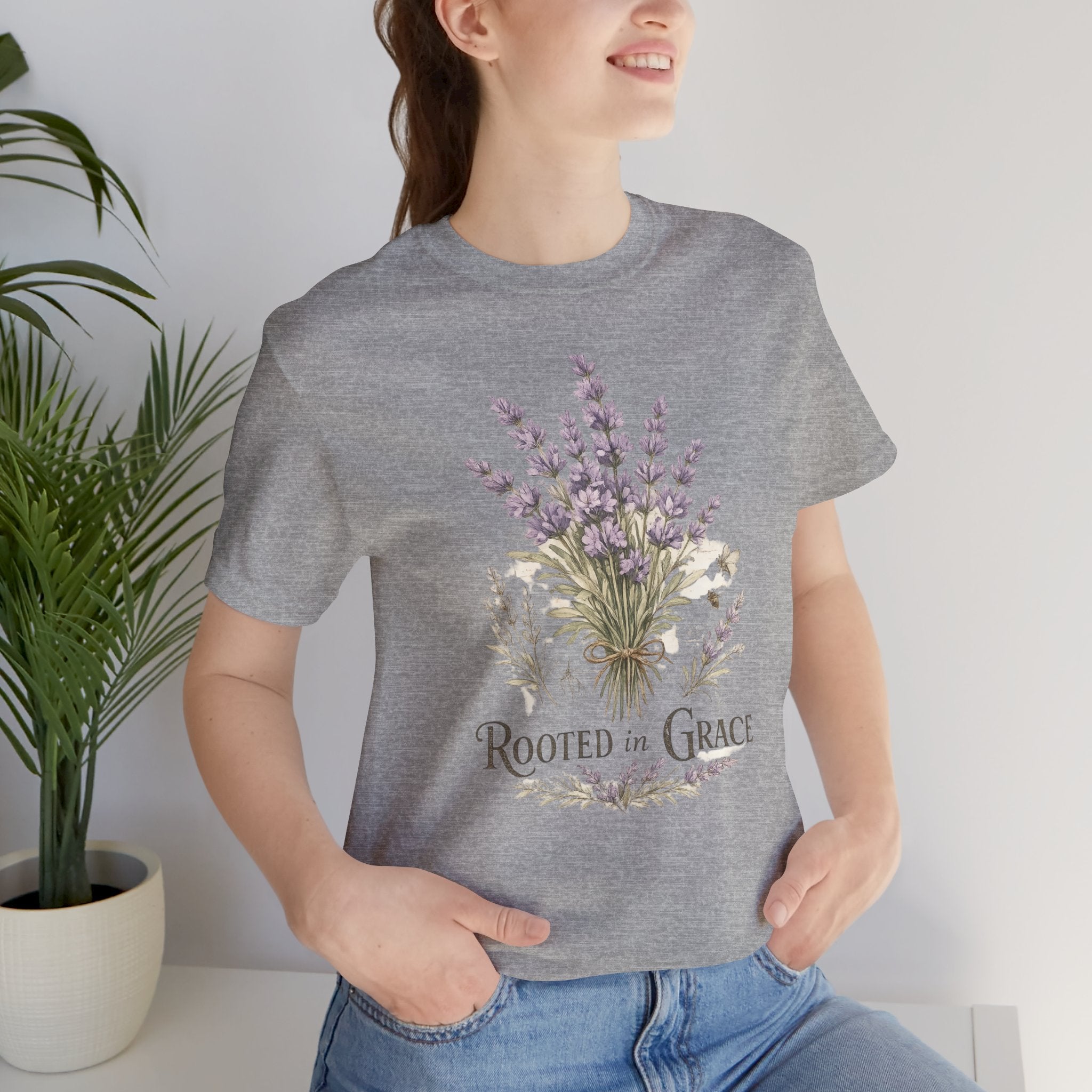 Rooted in Grace Floral Tee