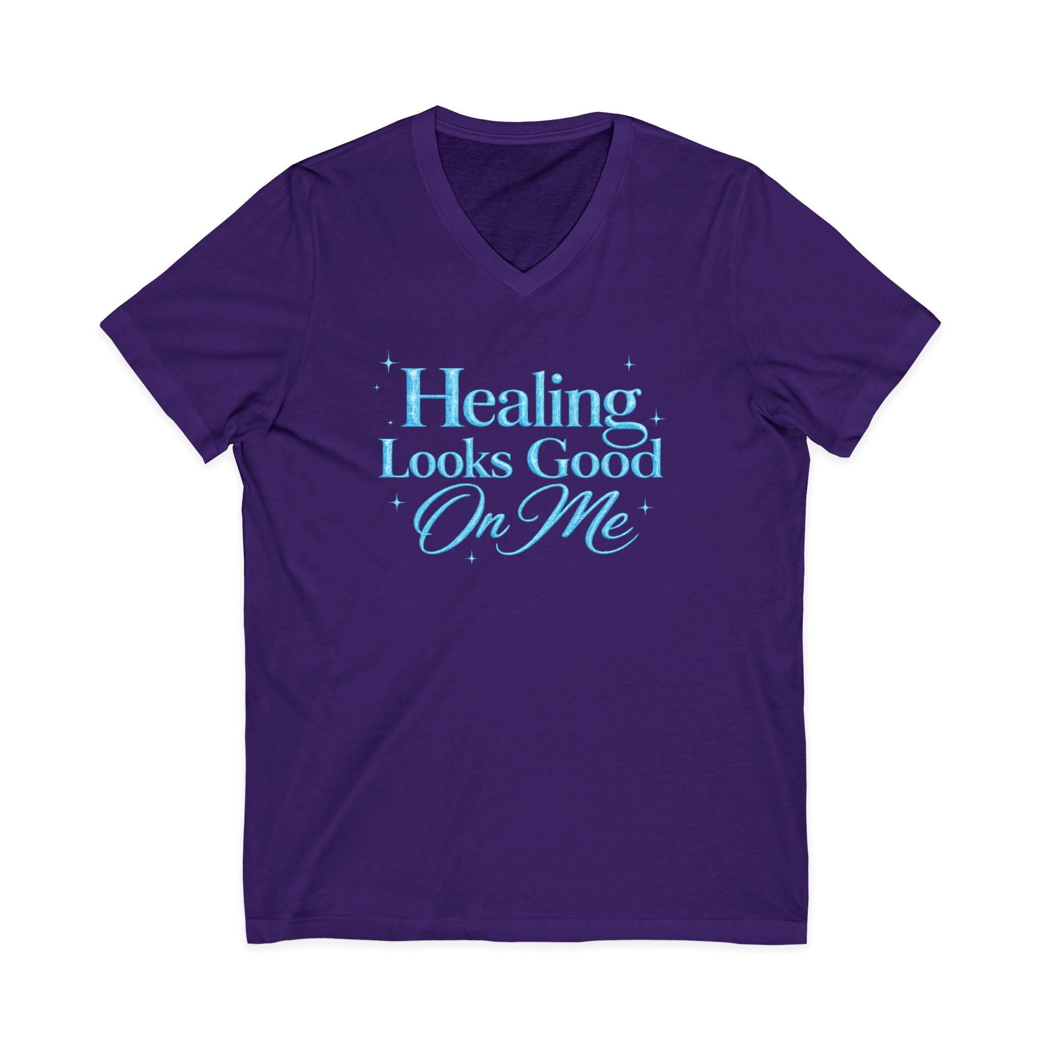 Unisex Healing Looks Good On Me V-Neck Tee