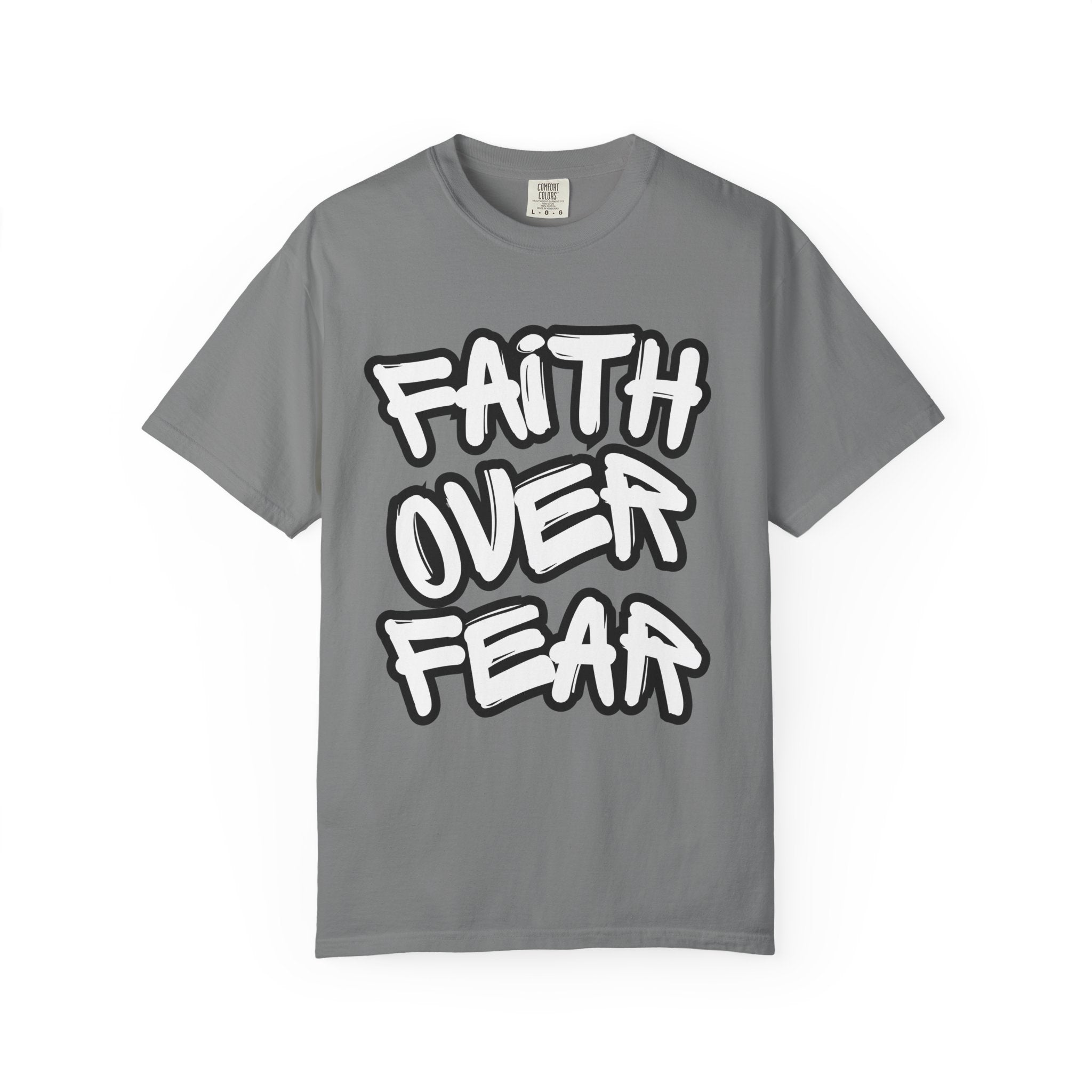 Faith Over Fear T-Shirt — Inspirational Christian Graphic Tee