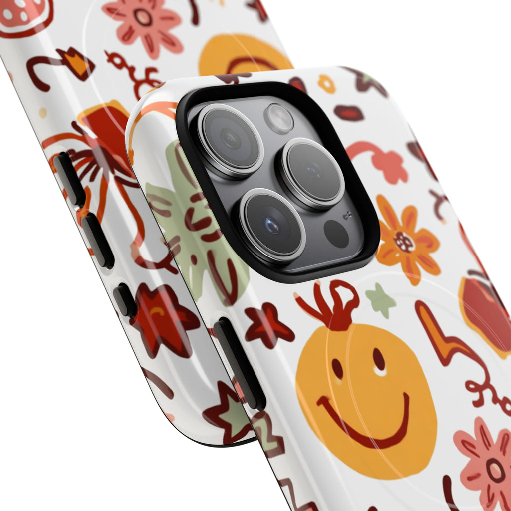 Retro Groovy Phone Case, Smiley Face Phone Case